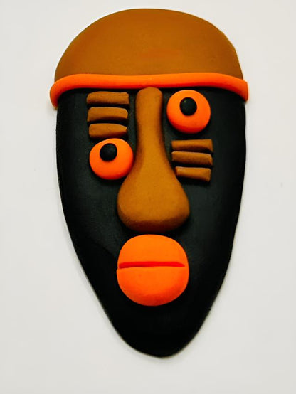 Mask V Brooch MIDI
