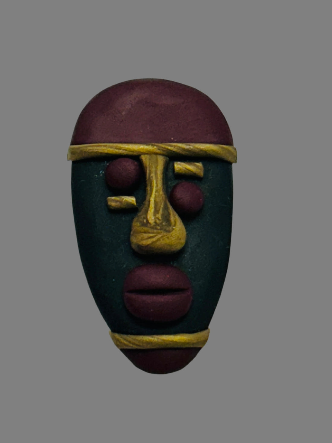 Mask V Brooch MIDI