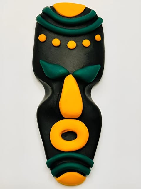 Mask VIII Brooch MIDI